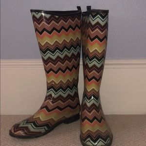 Missoni rain boots